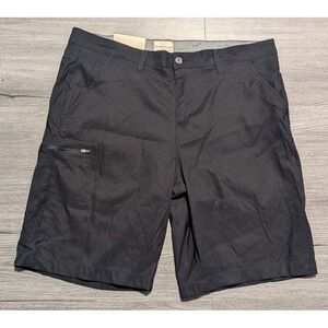 NWT Weatherproof Vintage Men's Black‎ Packable Hybrid Trail Short Size 40x10.5